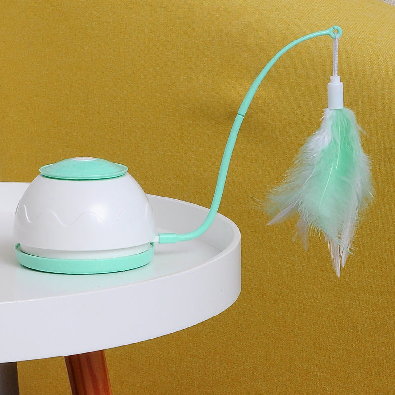 Automatic Cat Turntable Toy — Keeps Kitty Busy For Hours