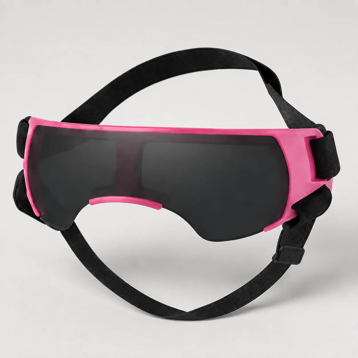  dog goggles in pink, product close-up